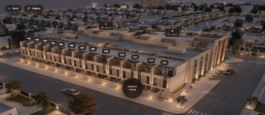 Dynamic architectural elevations and building facade visualizer